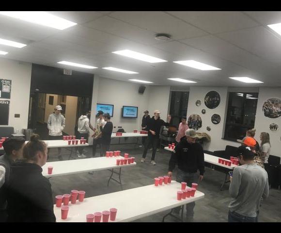 Root Beer Pong Tournament in the Teton Lounge.